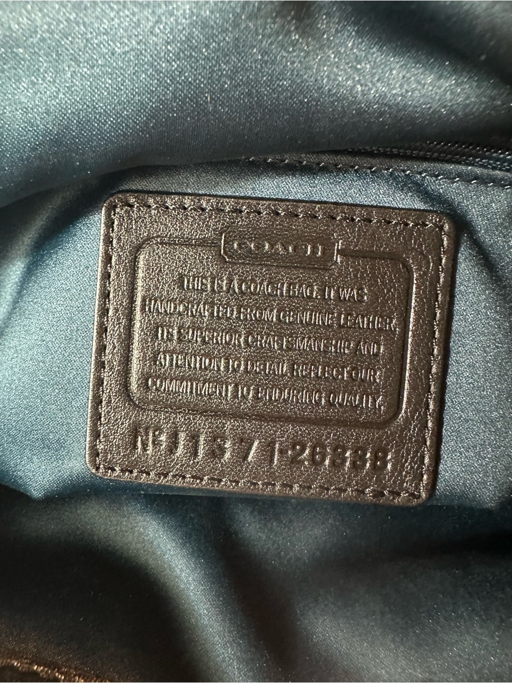 Coach Black Leather Python-Embossed Madison Flap Satchel - Picture 8 of 12